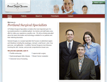 Tablet Screenshot of portlandsurgery.com